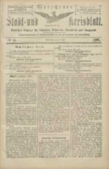 Wreschener Stadt und Kreisblatt: amtlicher Anzeiger f&uuml;r Wreschen, Miloslaw, Strzalkowo und Umgegend 1905.06.03 Nr65