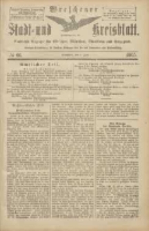 Wreschener Stadt und Kreisblatt: amtlicher Anzeiger für Wreschen, Miloslaw, Strzalkowo und Umgegend 1905.06.06 Nr66