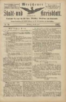 Wreschener Stadt und Kreisblatt: amtlicher Anzeiger für Wreschen, Miloslaw, Strzalkowo und Umgegend 1905.06.17 Nr70