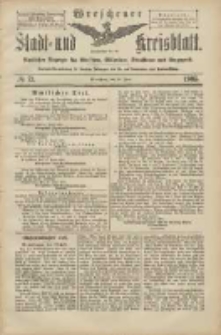 Wreschener Stadt und Kreisblatt: amtlicher Anzeiger für Wreschen, Miloslaw, Strzalkowo und Umgegend 1905.06.24 Nr73