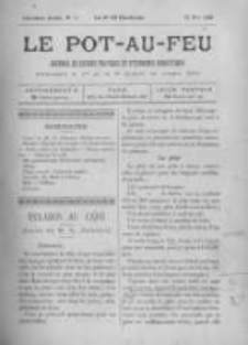 Le Pot-au-feu: journal de cuisine pratique et d'economie domestique. 1894 An.2 No.10