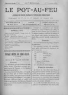 Le Pot-au-feu: journal de cuisine pratique et d'economie domestique. 1894 An.2 No.21