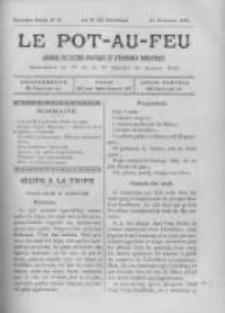 Le Pot-au-feu: journal de cuisine pratique et d'economie domestique. 1894 An.2 No.22