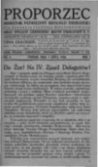 Proporzec: miesięcznik poświęcony ideologji strzeleckiej. 1926 R.1 nr4