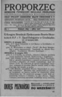 Proporzec: miesięcznik poświęcony ideologji strzeleckiej. 1927 R.2 nr7