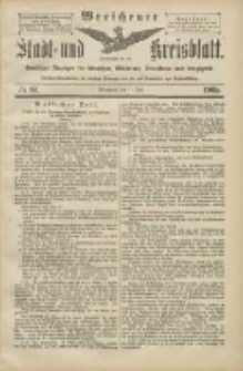 Wreschener Stadt und Kreisblatt: amtlicher Anzeiger für Wreschen, Miloslaw, Strzalkowo und Umgegend 1905.07.11 Nr80