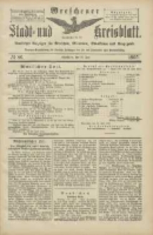 Wreschener Stadt und Kreisblatt: amtlicher Anzeiger für Wreschen, Miloslaw, Strzalkowo und Umgegend 1905.07.25 Nr86