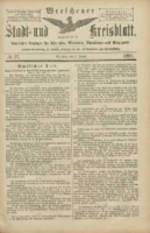 Wreschener Stadt und Kreisblatt: amtlicher Anzeiger für Wreschen, Miloslaw, Strzalkowo und Umgegend 1905.08.17 Nr97