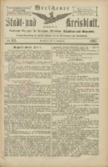 Wreschener Stadt und Kreisblatt: amtlicher Anzeiger f&uuml;r Wreschen, Miloslaw, Strzalkowo und Umgegend 1905.09.21 Nr112