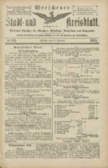 Wreschener Stadt und Kreisblatt: amtlicher Anzeiger f&uuml;r Wreschen, Miloslaw, Strzalkowo und Umgegend 1905.09.23 Nr113