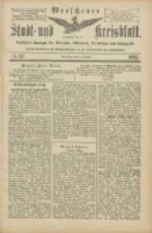 Wreschener Stadt und Kreisblatt: amtlicher Anzeiger für Wreschen, Miloslaw, Strzalkowo und Umgegend 1905.10.03 Nr117