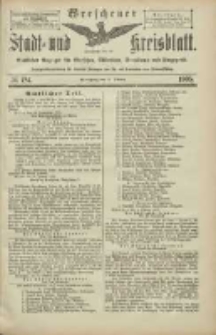 Wreschener Stadt und Kreisblatt: amtlicher Anzeiger für Wreschen, Miloslaw, Strzalkowo und Umgegend 1905.10.19 Nr124