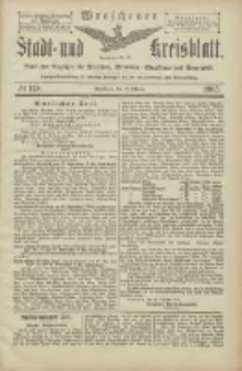 Wreschener Stadt und Kreisblatt: amtlicher Anzeiger für Wreschen, Miloslaw, Strzalkowo und Umgegend 1905.10.31 Nr129