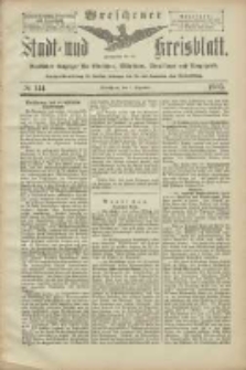 Wreschener Stadt und Kreisblatt: amtlicher Anzeiger f&uuml;r Wreschen, Miloslaw, Strzalkowo und Umgegend 1905.12.07 Nr144