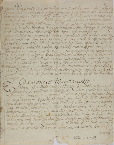 Okkurencye Warszawskie