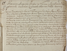 Uniwersał Hieronima Augustyna Lubomirskiego, hetmana w. kor. o pobieraniu hiberny do Lwowa 21 9bris 1702