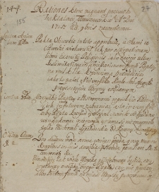 Rationes, które pugnant przeciwko traktatowi warszawskiemu A.Dni 1705 28 9bris zawartemu