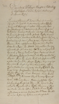 Desideria wielkiego maaistra maltańskiego y całego zakonu S. Ordinis Equestris Meltinensis do stanów Rzeczypospolitey