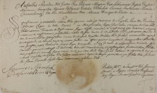 Dyplomy Augusta II dla Andrzeja Łagusa