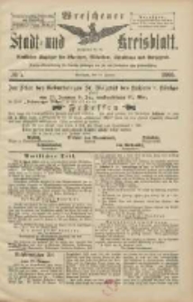 Wreschener Stadt und Kreisblatt: amtlicher Anzeiger für Wreschen, Miloslaw, Strzalkowo und Umgegend 1906.01.18 Nr7