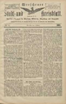 Wreschener Stadt und Kreisblatt: amtlicher Anzeiger f&uuml;r Wreschen, Miloslaw, Strzalkowo und Umgegend 1906.02.03 Nr14