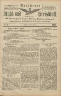 Wreschener Stadt und Kreisblatt: amtlicher Anzeiger f&uuml;r Wreschen, Miloslaw, Strzalkowo und Umgegend 1906.02.20 Nr21