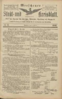 Wreschener Stadt und Kreisblatt: amtlicher Anzeiger f&uuml;r Wreschen, Miloslaw, Strzalkowo und Umgegend 1906.02.24 Nr23