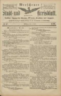 Wreschener Stadt und Kreisblatt: amtlicher Anzeiger für Wreschen, Miloslaw, Strzalkowo und Umgegend 1906.04.19 Nr45