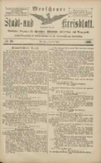 Wreschener Stadt und Kreisblatt: amtlicher Anzeiger f&uuml;r Wreschen, Miloslaw, Strzalkowo und Umgegend 1906.04.26 Nr48