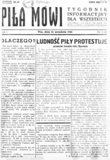 Piła Mówi 1946.09.22 Nr3(4)