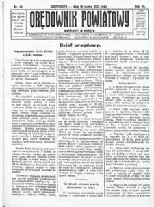 Orędownik Powiatowy 1923.03.10 R.48 Nr10