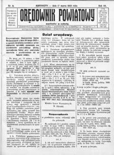 Orędownik Powiatowy 1923.03.17 R.48 Nr11