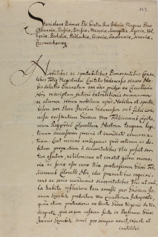 Reskrypt Stanisława I Leszczyńskiego do magistratu gdańskiego 03.06.1707