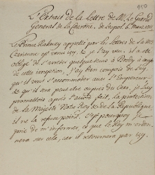 List Jakuba Henryka Flemminga do Jana Szembeka 06.03.1711