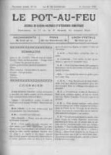 Le Pot-au-feu: journal de cuisine pratique et d'economie domestique. 1895 An.3 No.20