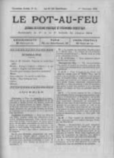 Le Pot-au-feu: journal de cuisine pratique et d'economie domestique. 1895 An.3 No.23