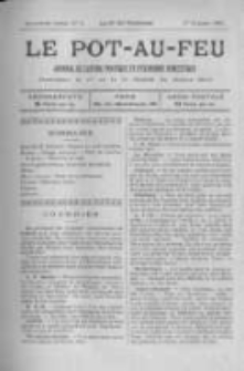 Le Pot-au-feu: journal de cuisine pratique et d'economie domestique. 1896 An.4 No.3