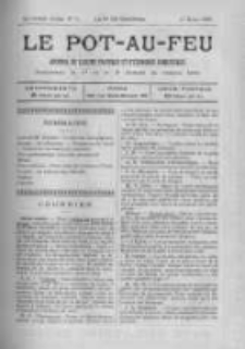 Le Pot-au-feu: journal de cuisine pratique et d'economie domestique. 1896 An.4 No.6