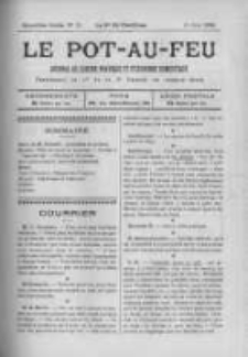 Le Pot-au-feu: journal de cuisine pratique et d'economie domestique. 1896 An.4 No.12