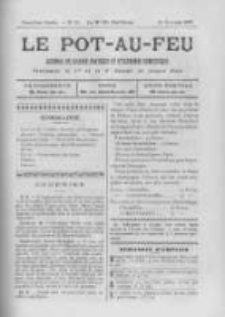 Le Pot-au-feu: journal de cuisine pratique et d'economie domestique. 1897 An.5 No.20