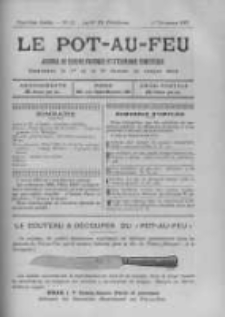 Le Pot-au-feu: journal de cuisine pratique et d'economie domestique. 1897 An.5 No.23
