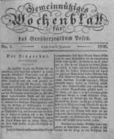 Gemeinn&uuml;tziges Wochenblatt f&uuml;r das Grossherzogthum Posen. 1836.01.08 No.2