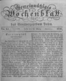 Gemeinn&uuml;tziges Wochenblatt f&uuml;r das Grossherzogthum Posen. 1836.03.25 No.13