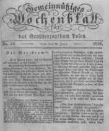 Gemeinn&uuml;tziges Wochenblatt f&uuml;r das Grossherzogthum Posen. 1836.06.10 No.24