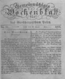 Gemeinn&uuml;tziges Wochenblatt f&uuml;r das Grossherzogthum Posen. 1836.06.17 No.25