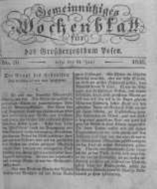 Gemeinnütziges Wochenblatt für das Grossherzogthum Posen. 1836.06.24 No.26