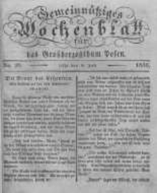 Gemeinn&uuml;tziges Wochenblatt f&uuml;r das Grossherzogthum Posen. 1836.07.08 No.28