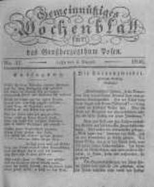 Gemeinn&uuml;tziges Wochenblatt f&uuml;r das Grossherzogthum Posen. 1836.08.05 No.32