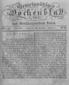 Gemeinn&uuml;tziges Wochenblatt f&uuml;r das Grossherzogthum Posen. 1836.08.12 No.33