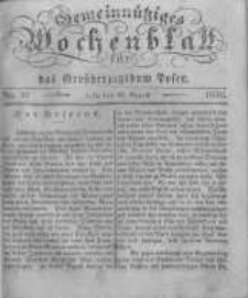 Gemeinn&uuml;tziges Wochenblatt f&uuml;r das Grossherzogthum Posen. 1836.08.26 No.35